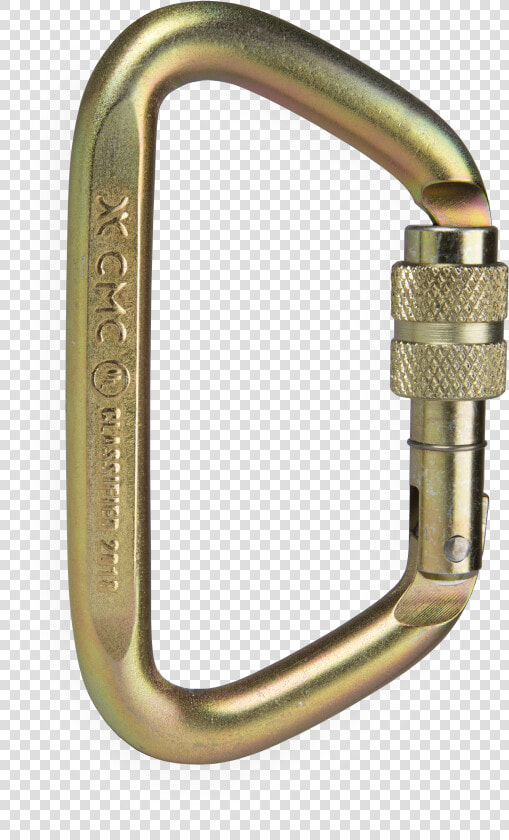 Brass Clip Carabiner   Cmc Carabiner  HD Png DownloadTransparent PNG