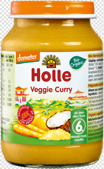 Holle Baby veggie Curry 6x190g   Holle Apple And Pear  HD Png DownloadTransparent PNG