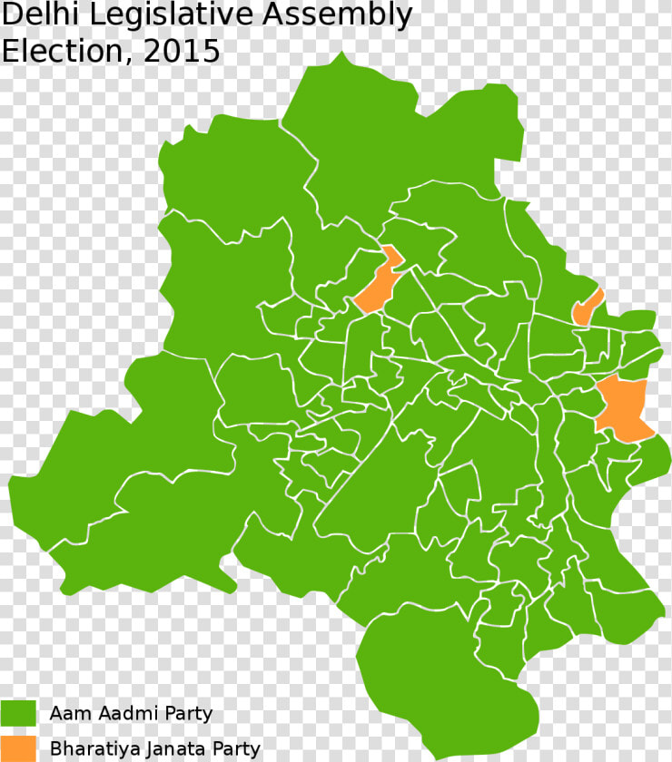 Delhi Lok Sabha Constituency Map  HD Png DownloadTransparent PNG