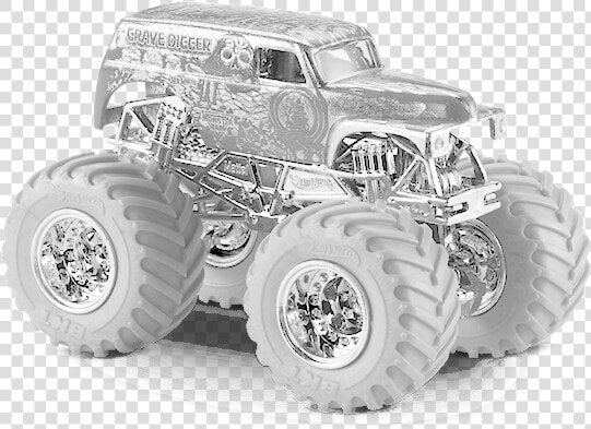 Grave Digger Monster Jam Hot Wheels  HD Png DownloadTransparent PNG