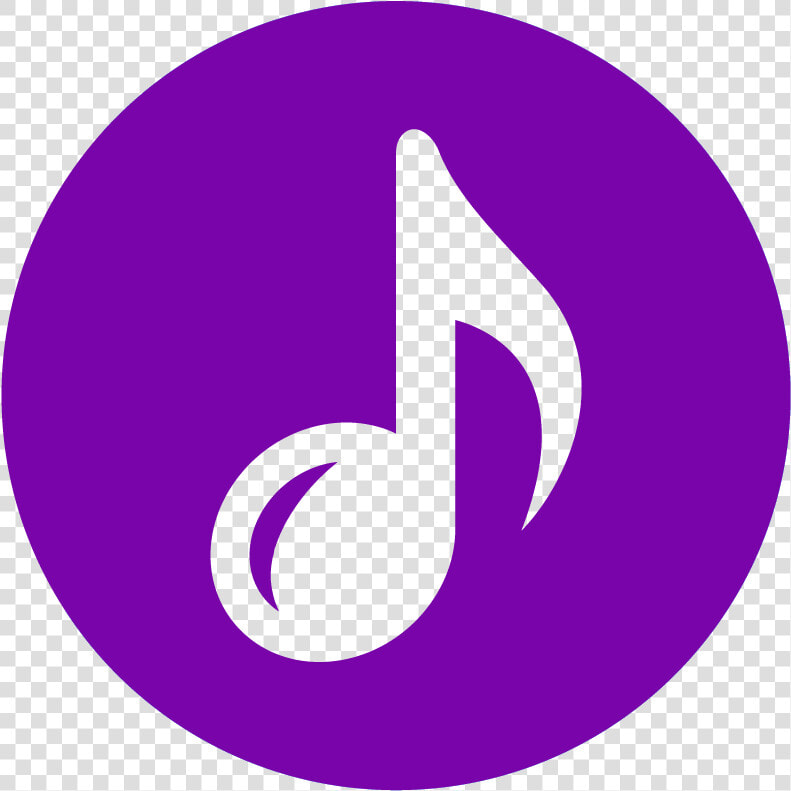 Purple Music Note Icon   Purple Music Notes Logo  HD Png DownloadTransparent PNG