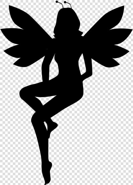 Peeter Paan Silhouette Fairy   Fairy Vector Free  HD Png DownloadTransparent PNG