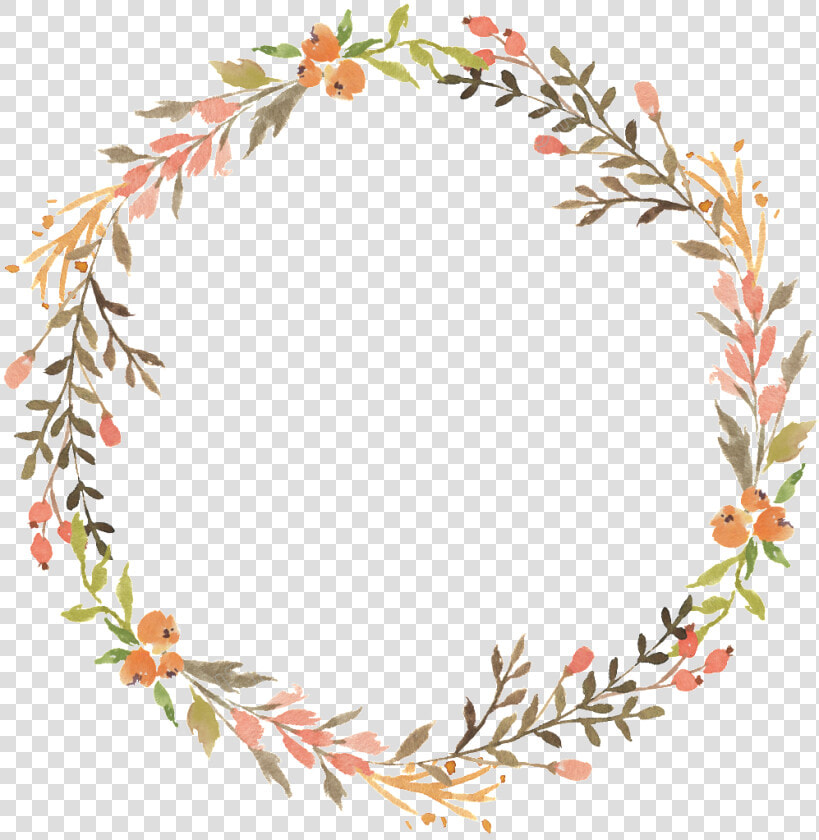 Autumn Wreath Png   Transparent Floral Wreath Png  Png DownloadTransparent PNG