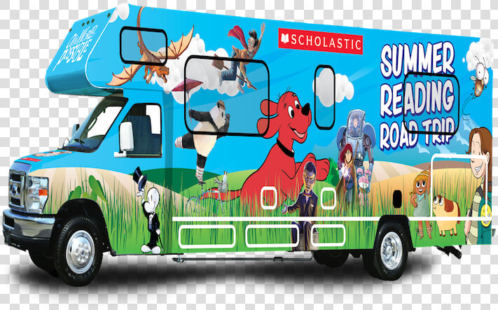 Scholastic Summer Reading Road Trip  HD Png DownloadTransparent PNG