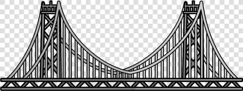 Self anchored Suspension Bridge  HD Png DownloadTransparent PNG