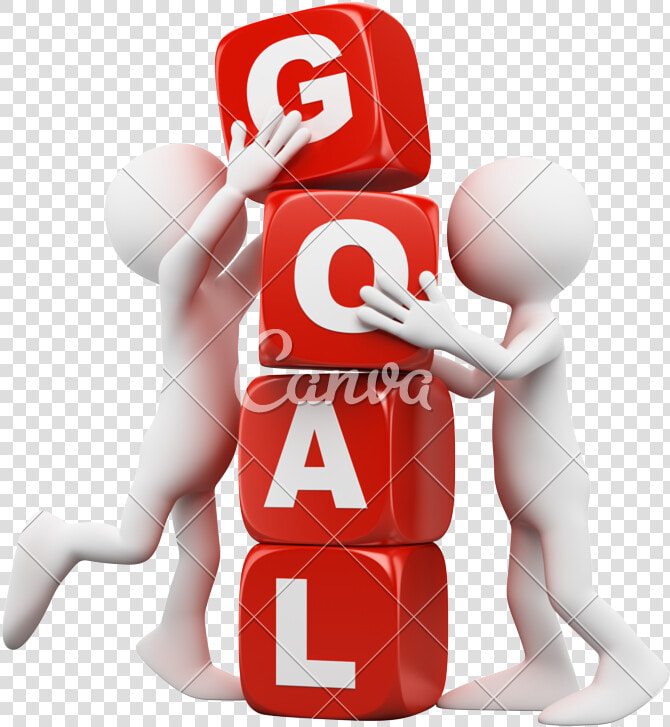 Banner Royalty Free Download D White People   3d White People Goal  HD Png DownloadTransparent PNG