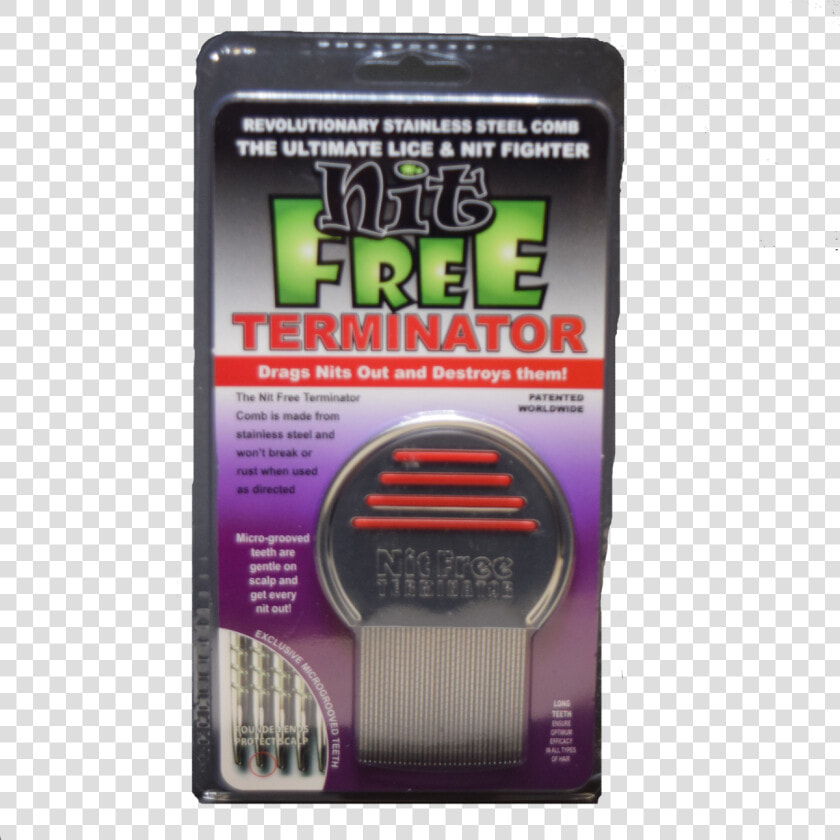 Terminator Metal Lice Comb Instruction  HD Png DownloadTransparent PNG