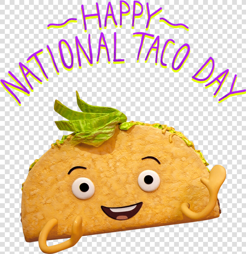 Happy National Taco Day   Cartoon National Taco Day  HD Png DownloadTransparent PNG