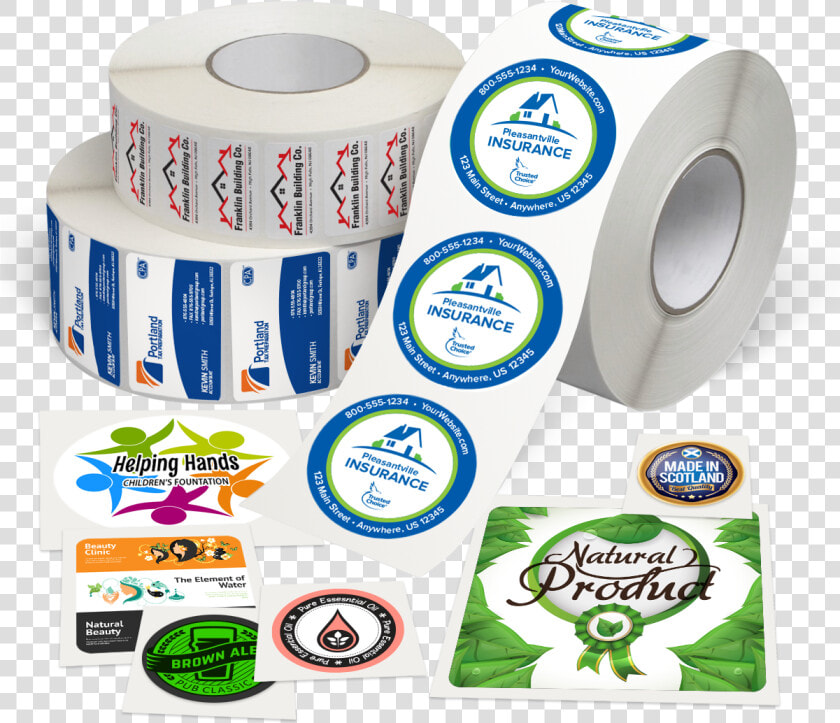 Picture Of Custom Roll Labels  HD Png DownloadTransparent PNG