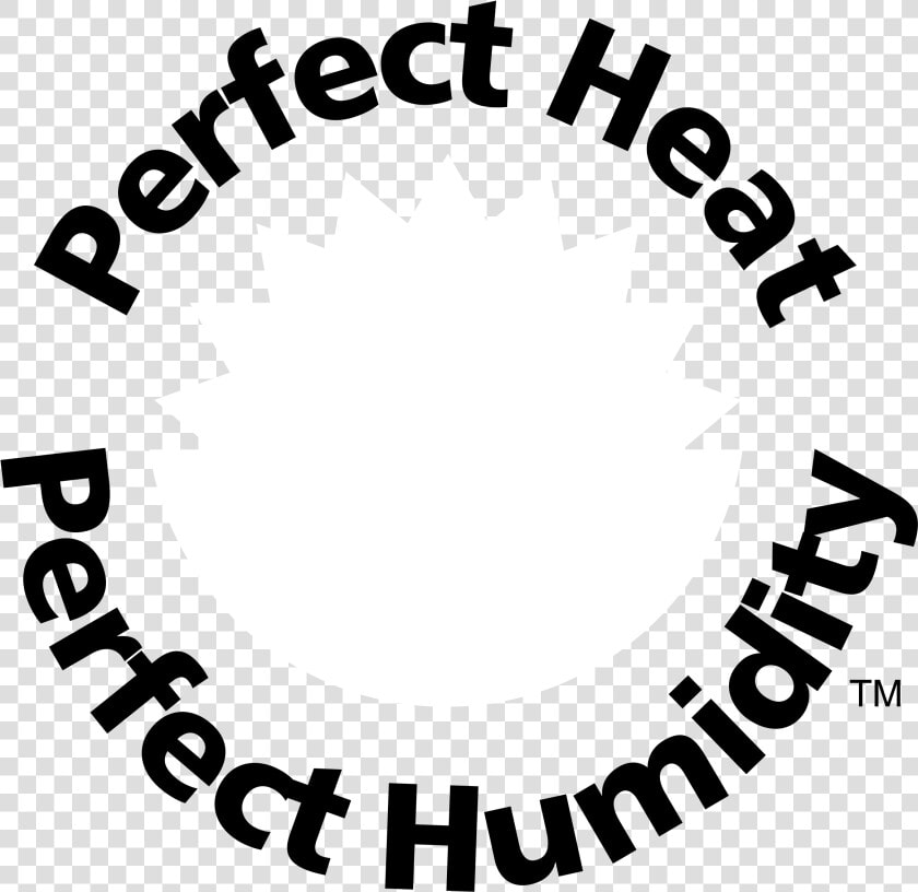 Perfect Heat Perfect Humidity Logo Black And White   Circle  HD Png DownloadTransparent PNG