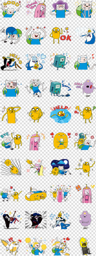 Adventure Time Line Sticker Gif  amp  Png Pack   Adventure Time Line Stickers  Transparent PngTransparent PNG