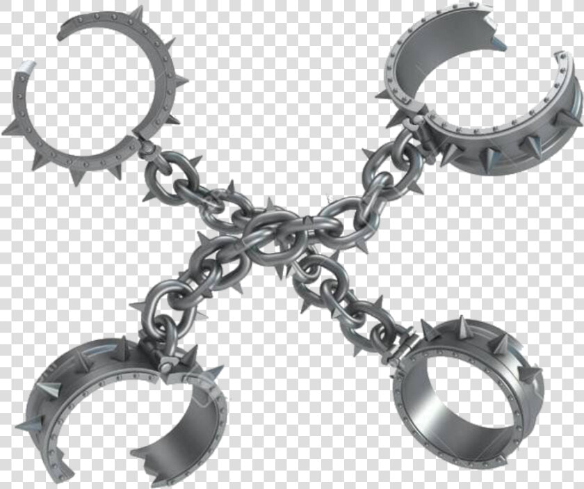  cyber  punk  cyberpunk  metal  steel  wire  barbedwire   Spiky Handcuffs  HD Png DownloadTransparent PNG