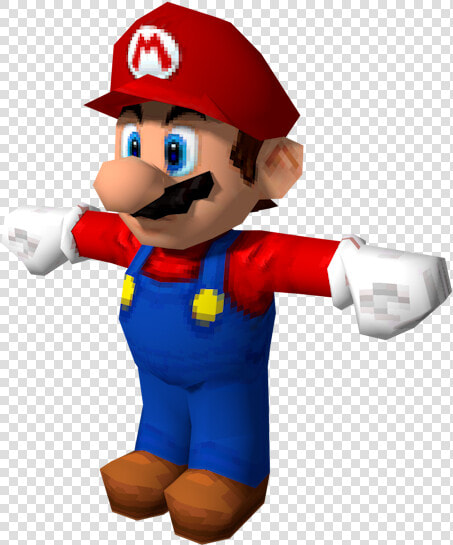 Download Zip Archive   Mario 64 Mario Model  HD Png DownloadTransparent PNG