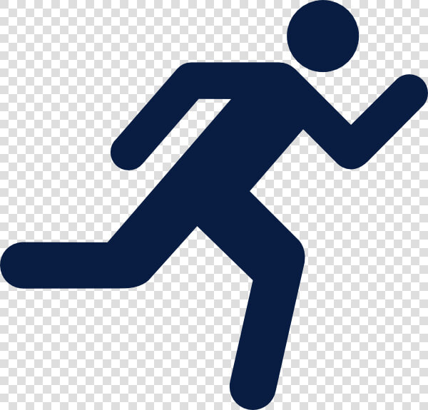 Stickman Running Cliparts   Blue Stick Figure Running  HD Png DownloadTransparent PNG