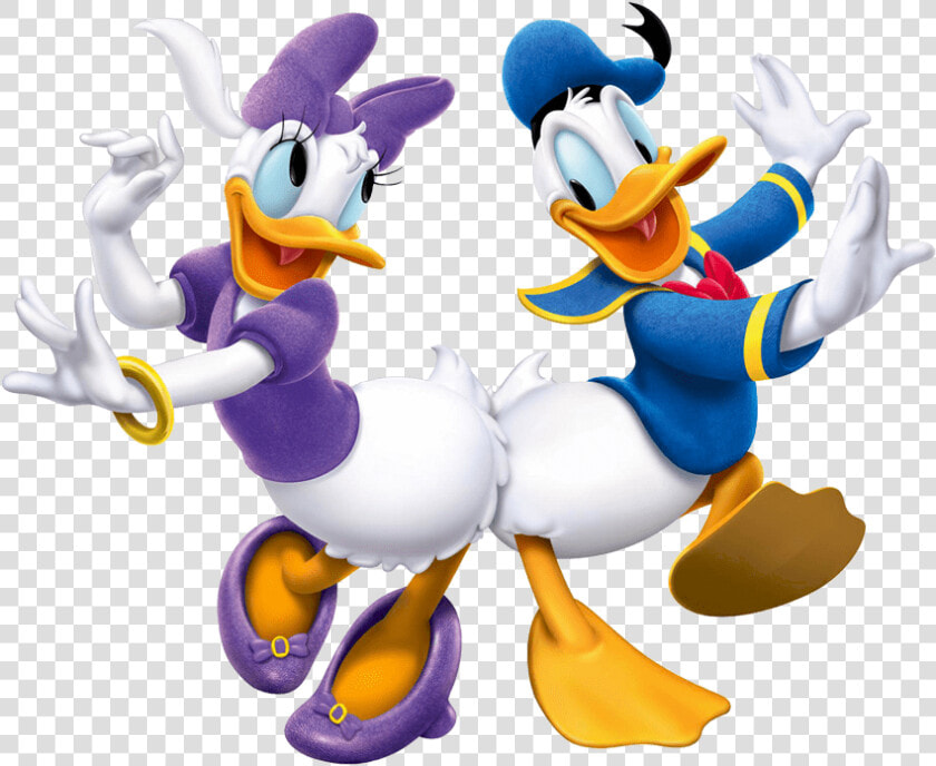 Daisy And Donald Dancing   Donald Duck And Daisy  HD Png DownloadTransparent PNG