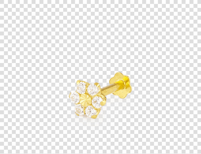 Indian Gold Nose Stud Uk   Body Jewelry  HD Png DownloadTransparent PNG