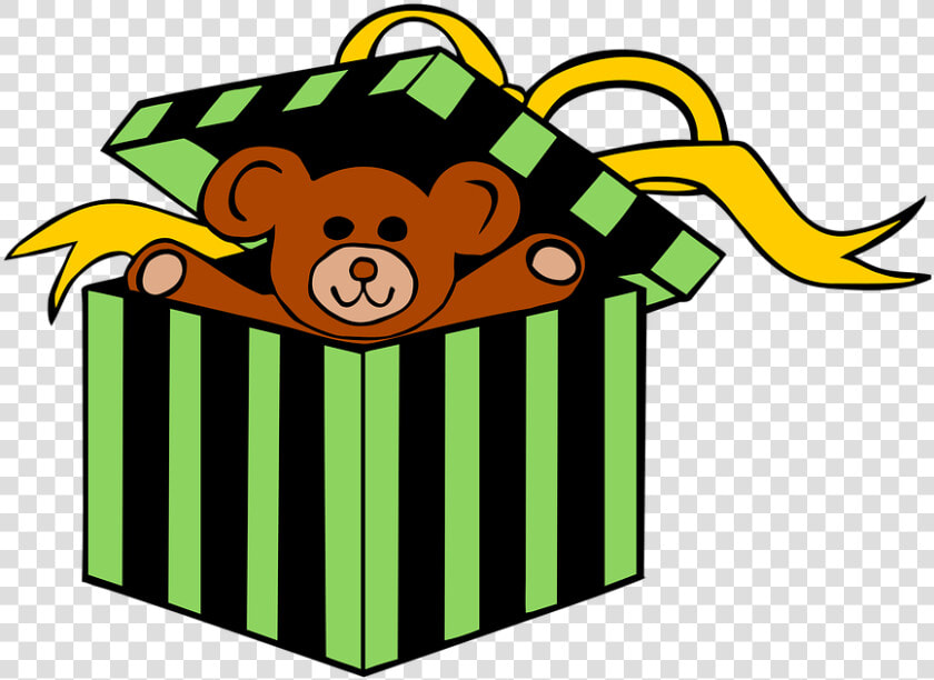 Gift Teddy Bear   Hediye Paketi Png Cartoon  Transparent PngTransparent PNG