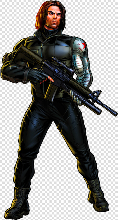 Marvel Avengers Alliance Winter Soldier  HD Png DownloadTransparent PNG