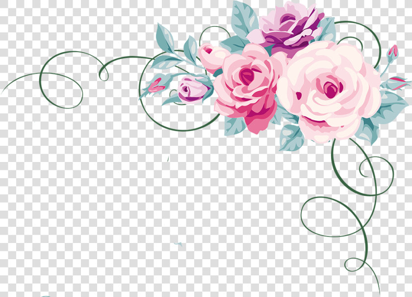 Calligraphic Decorative Elements Flowers  HD Png DownloadTransparent PNG