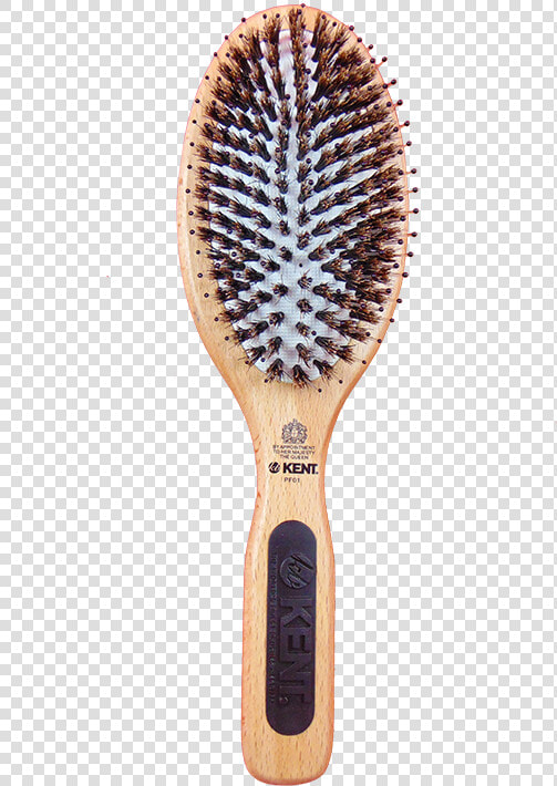 Kent Pure And Nylon Bristle Ladies Hairbrush   Brush  HD Png DownloadTransparent PNG