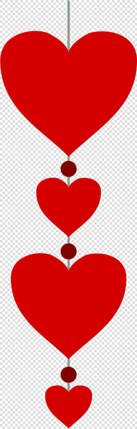 Hearts In A Vertical Line Png Image   Vertical Line Of Hearts  Transparent PngTransparent PNG