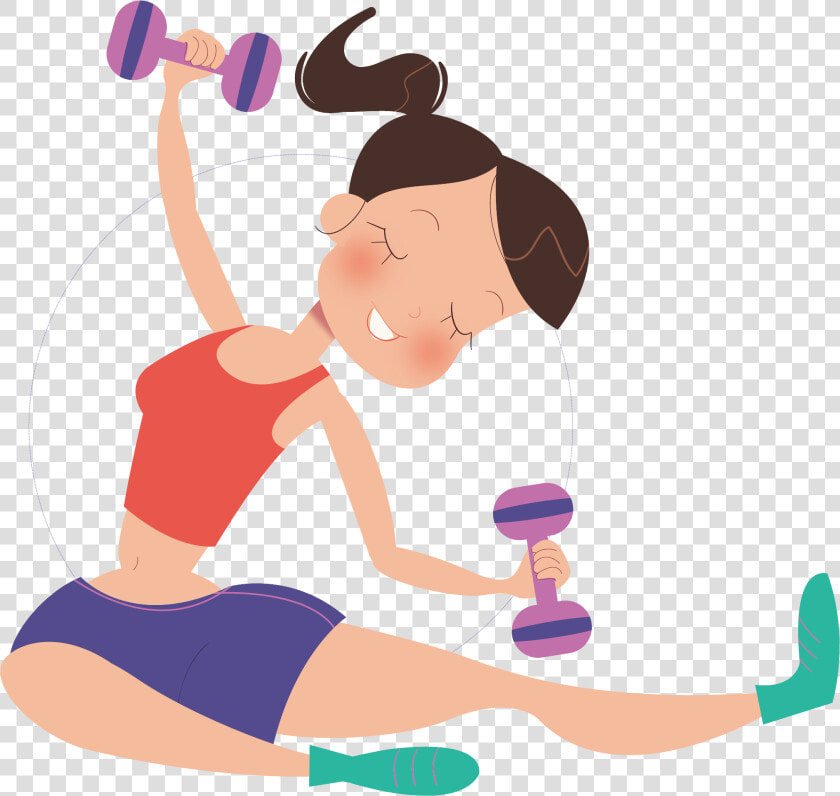 Barbell Bodybuilding Woman Transprent Png Free Download   Vetor Academia Png  Transparent PngTransparent PNG