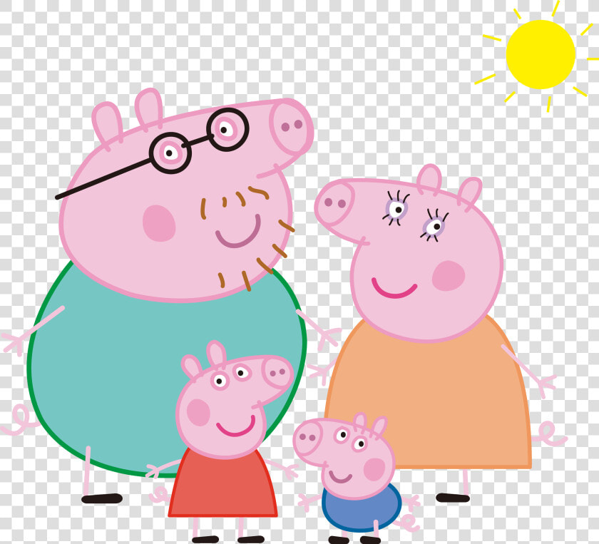 Peppa Pig Family Png   Peppa Pig Family Vector  Transparent PngTransparent PNG