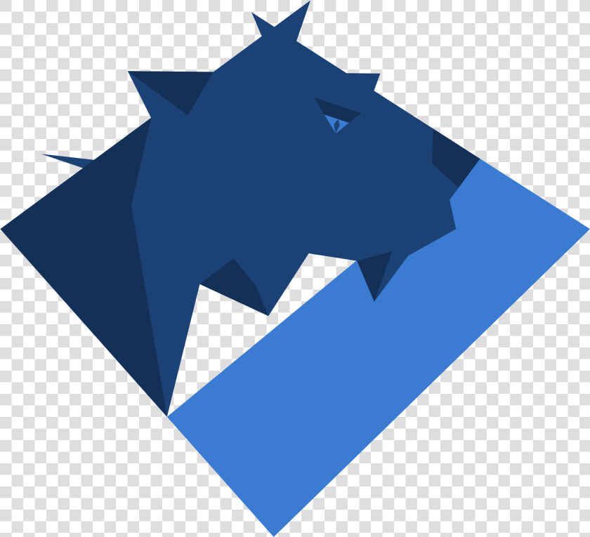 Tiger Lion Silhouette Cat Black Panther   Origami  HD Png DownloadTransparent PNG