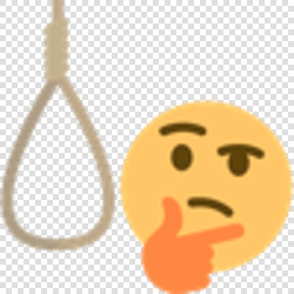 Awesome Thinking Emoji Meme Face Transparent Inspiration   Thinking Of Suicide Emoji  HD Png DownloadTransparent PNG