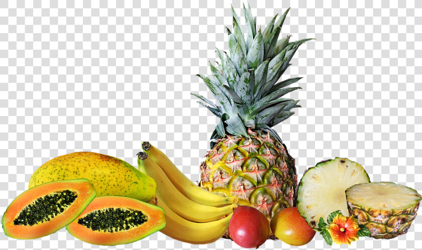 Fruit  Tropical  Healthy  Food  Pineapple  Paw Paw   Pineapples Png  Transparent PngTransparent PNG