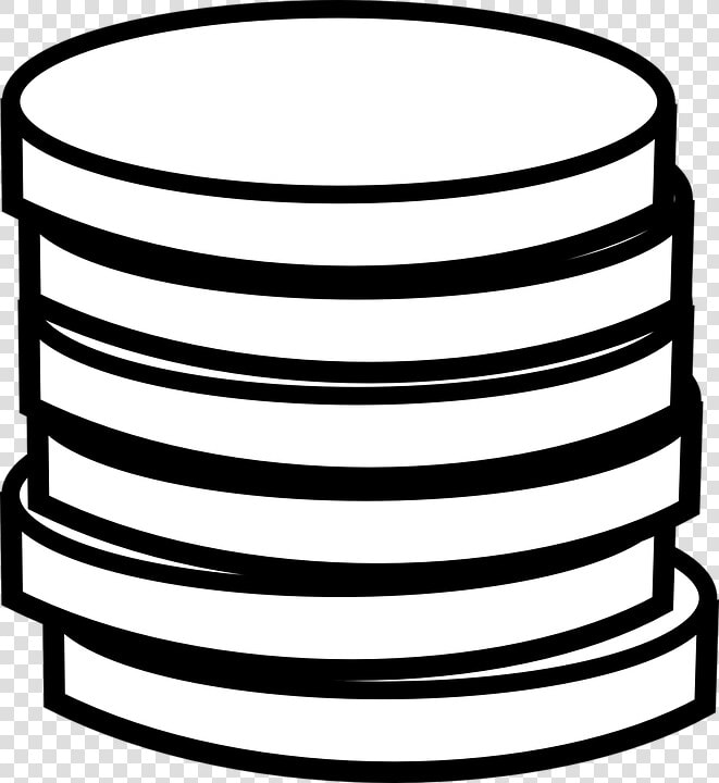 Coins  Chips  Pile  Blank   Coins Clipart Black And White  HD Png DownloadTransparent PNG