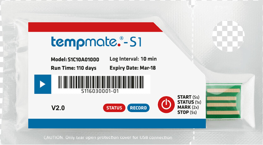 Tempmate S1 Data Logger  HD Png DownloadTransparent PNG