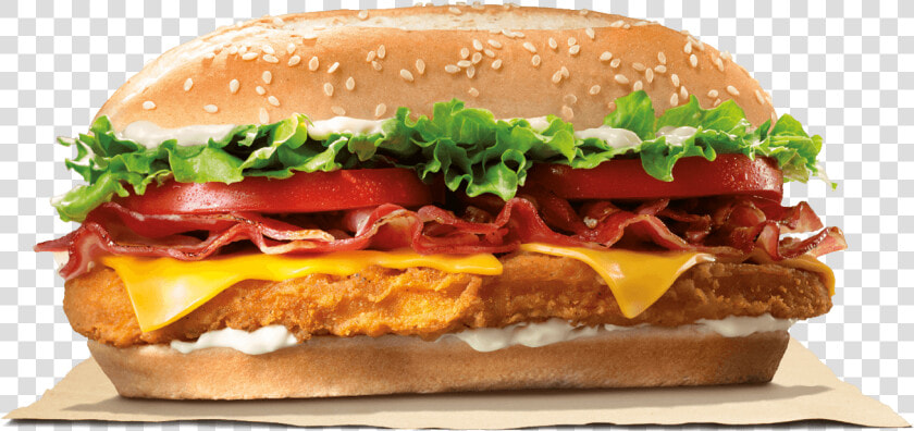 Burger King Bacon Cheese Chicken Royale  HD Png DownloadTransparent PNG