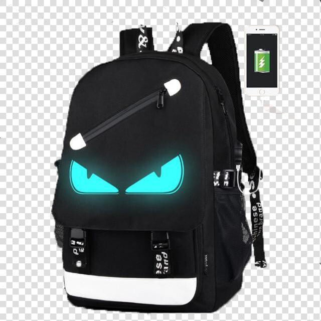 Glowing Backpack Usb Charger   North Face Bag Price In Sri Lanka  HD Png DownloadTransparent PNG