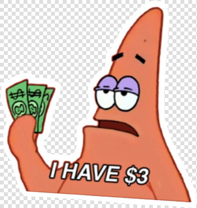  broke  aesthetic  meme   Patrick Star Memes  HD Png DownloadTransparent PNG