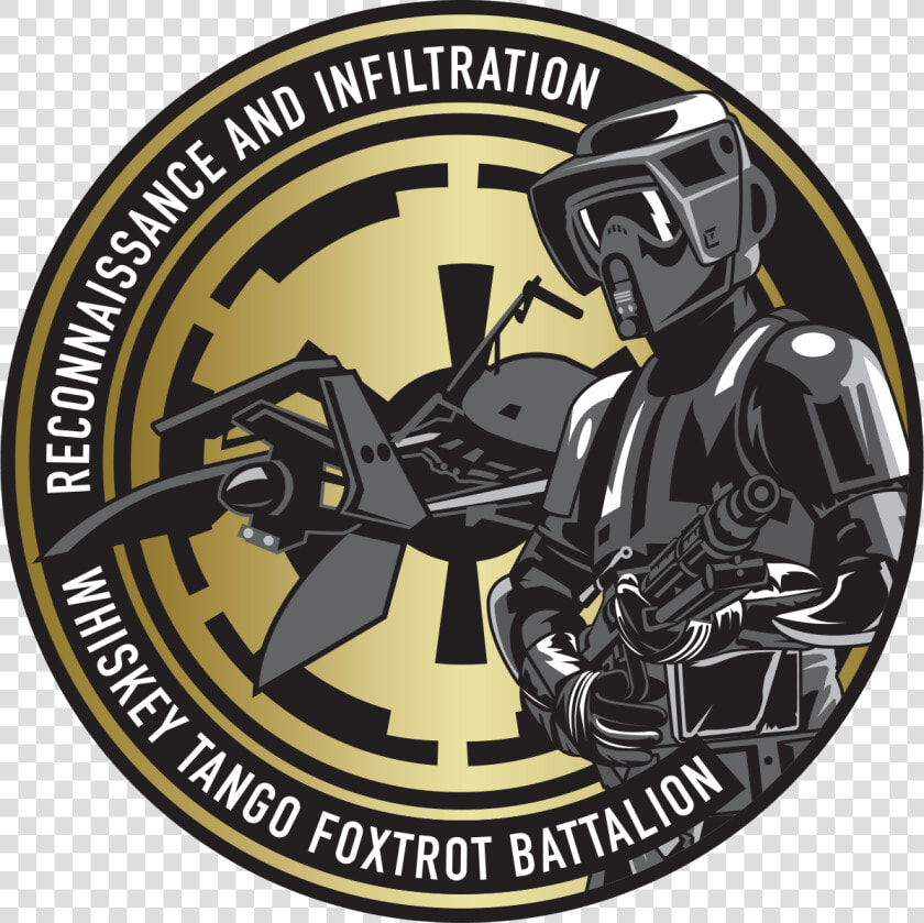 Shadow Scout Gold   Shadow Scout Trooper Patch  HD Png DownloadTransparent PNG