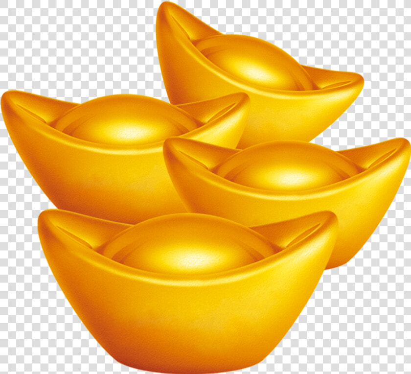 Chinese Gold Ingot Coin New Year Transprent   Gold Coin Chinese New Year  HD Png DownloadTransparent PNG