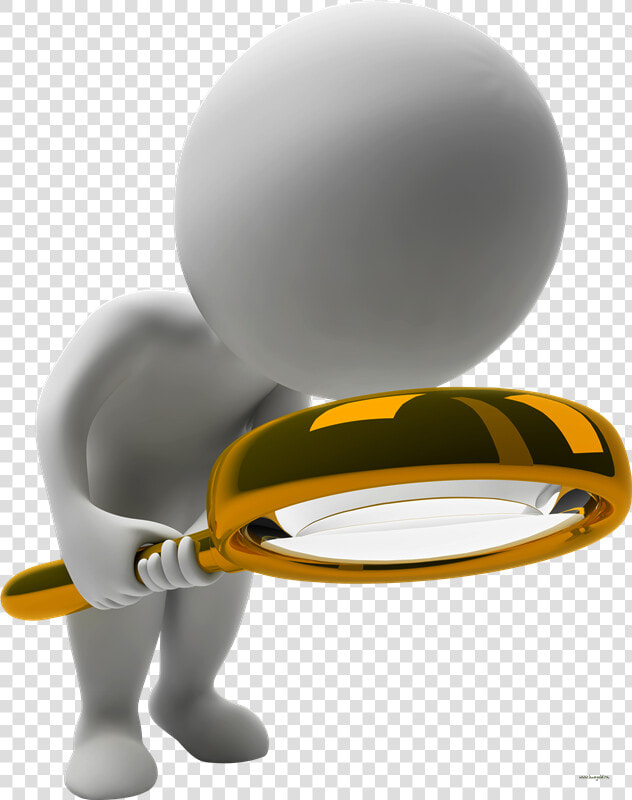 Muñeco Lupa Png   People Use Magnifying Glass  Transparent PngTransparent PNG