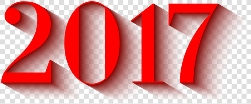 Year  2017  Red  New Year S Eve  Figures  Graphics   Ano De 2017  HD Png DownloadTransparent PNG