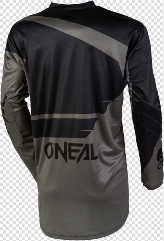 On Elem Racewr Gray Black Jersey Back Web 2   Motocross  HD Png DownloadTransparent PNG