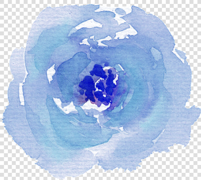 Blue Watercolor Flower Png   Blue Png Watercolor Flowers  Transparent PngTransparent PNG