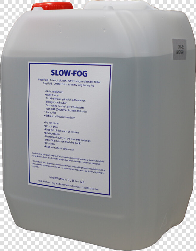 Case 4 Slow Fog Fluid 5l   Slow Fog  HD Png DownloadTransparent PNG