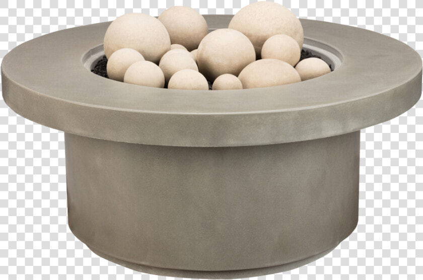 Capped Infinity Precast Concrete Fire Pit Table   Coffee Table  HD Png DownloadTransparent PNG