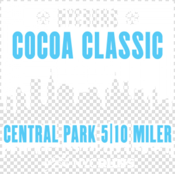 Nyc Runs Cocoa Classic Central Park 5  amp  10 Miles   Skyline  HD Png DownloadTransparent PNG