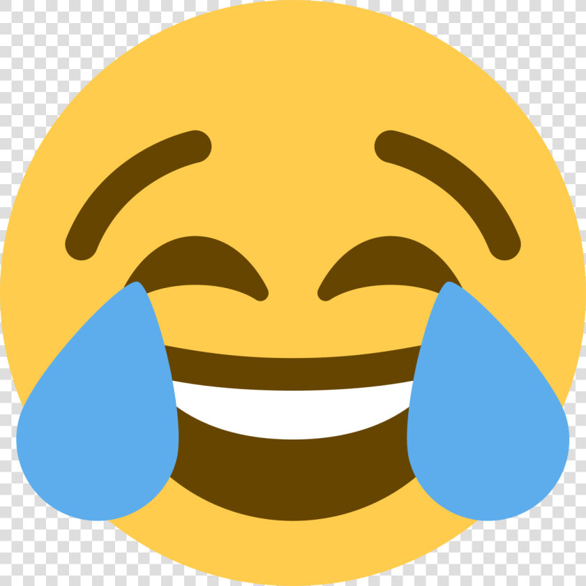 Clip Art Laughing With Tears Emoji   Joy Emoji Twitter  HD Png DownloadTransparent PNG