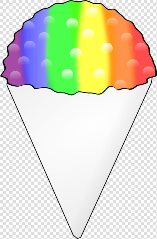 Food line ice Cream Cone   Shaved Ice Clip Art  HD Png DownloadTransparent PNG