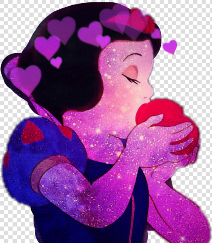 Galaxie Galaxia Blancanieves Apple Snapchat Hearts  HD Png DownloadTransparent PNG