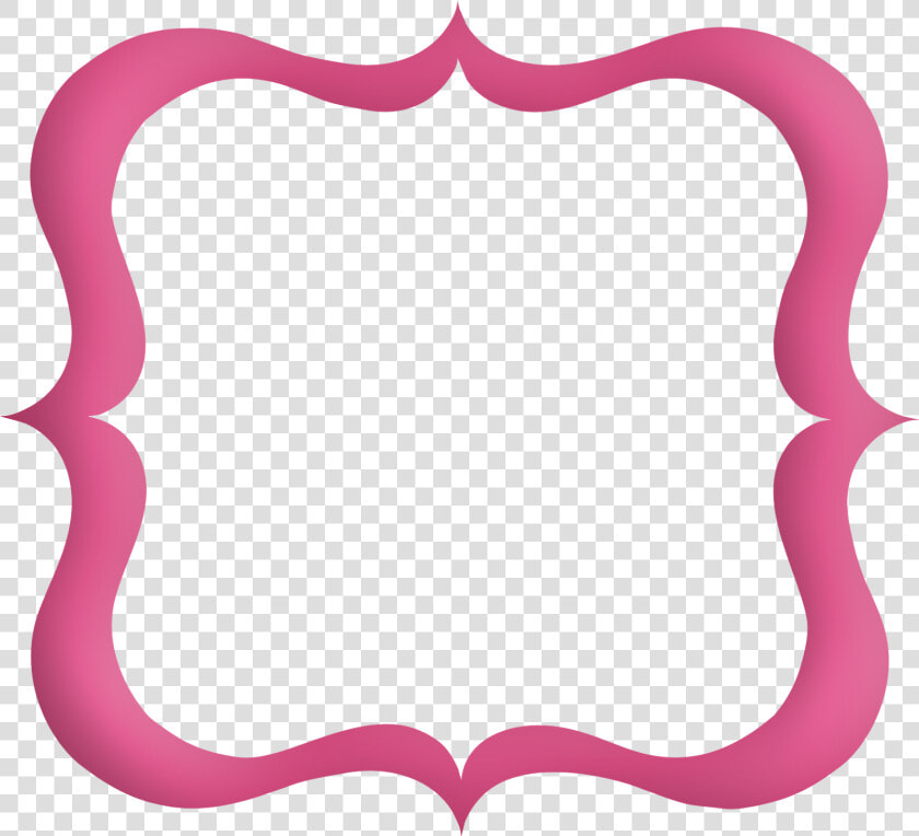 Bordes  Fondos Y Marcos Del Clipart De Jardín Encantado   Border Frame Pink Png  Transparent PngTransparent PNG