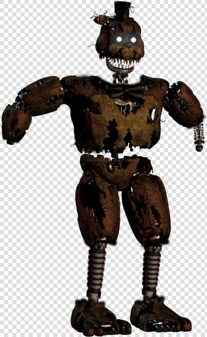 Ignited Nightmare Freddy   Nightmare Ignited Freddy  HD Png DownloadTransparent PNG