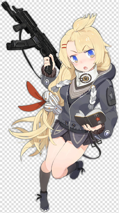 Transparent Anime Girl With Gun Png   Pp1901 Girls Frontline  Png DownloadTransparent PNG